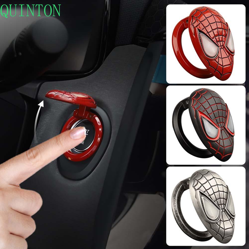 Quinton Ring Dekorasi Tombol Start Stop Mesin Mobil Universal 3d Anti Gores