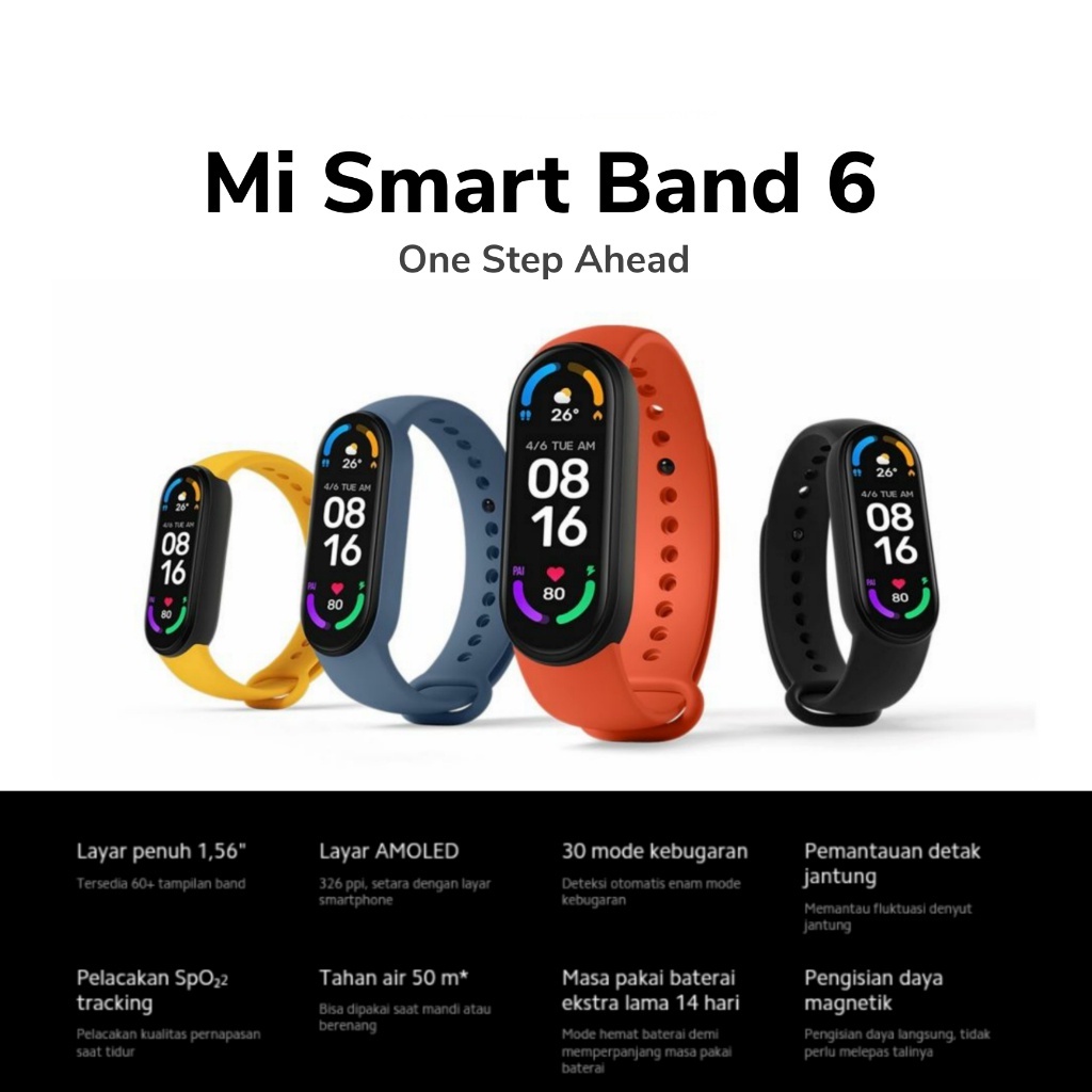 Mi Smart Band 6 with AMOLED Display Smartwatch MiBand 6