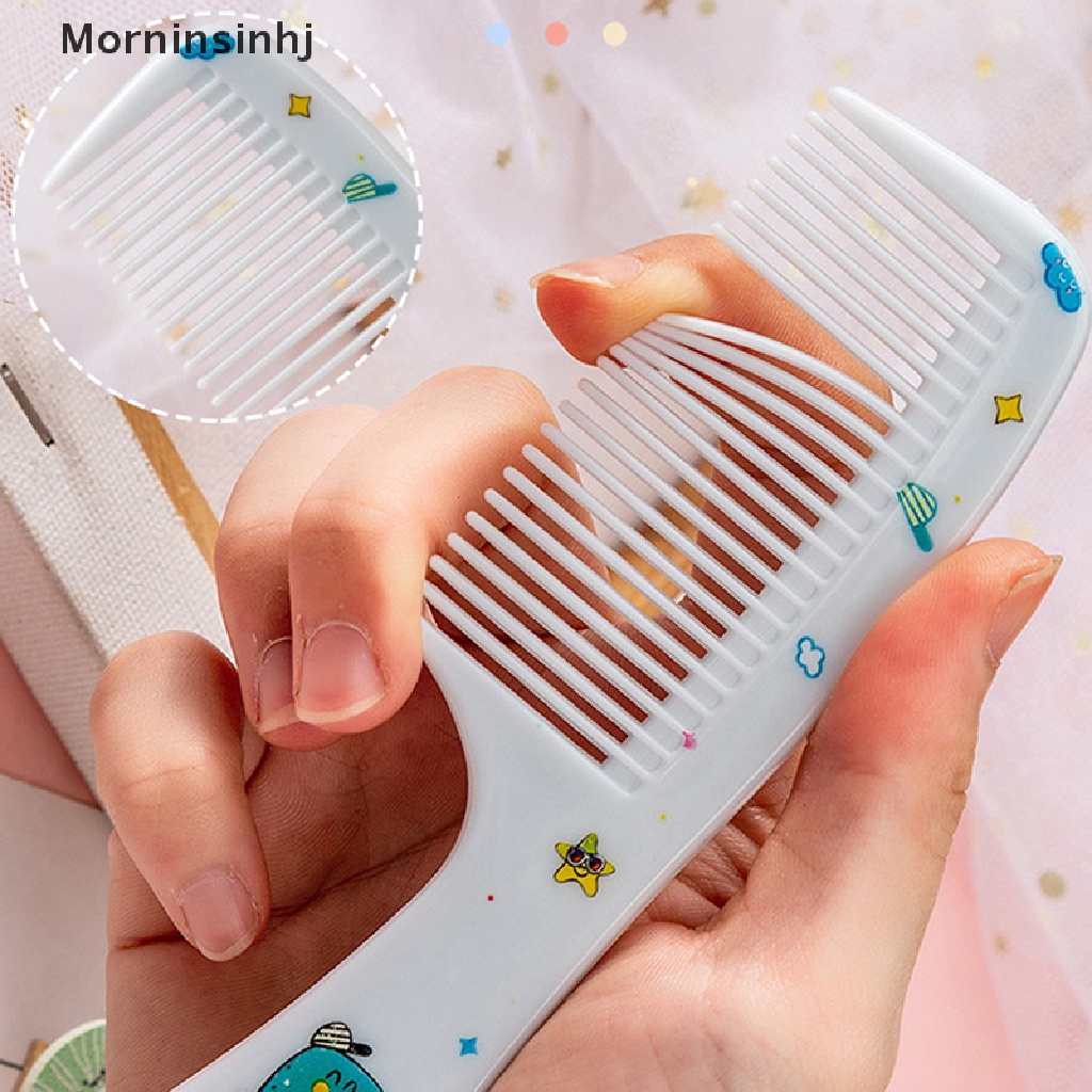 Mornin 2Pcs/Set Sisir Penata Rambut Anak Lucu Sisir Ekor Runcing Anti Statis Untuk Anak Perempuan id