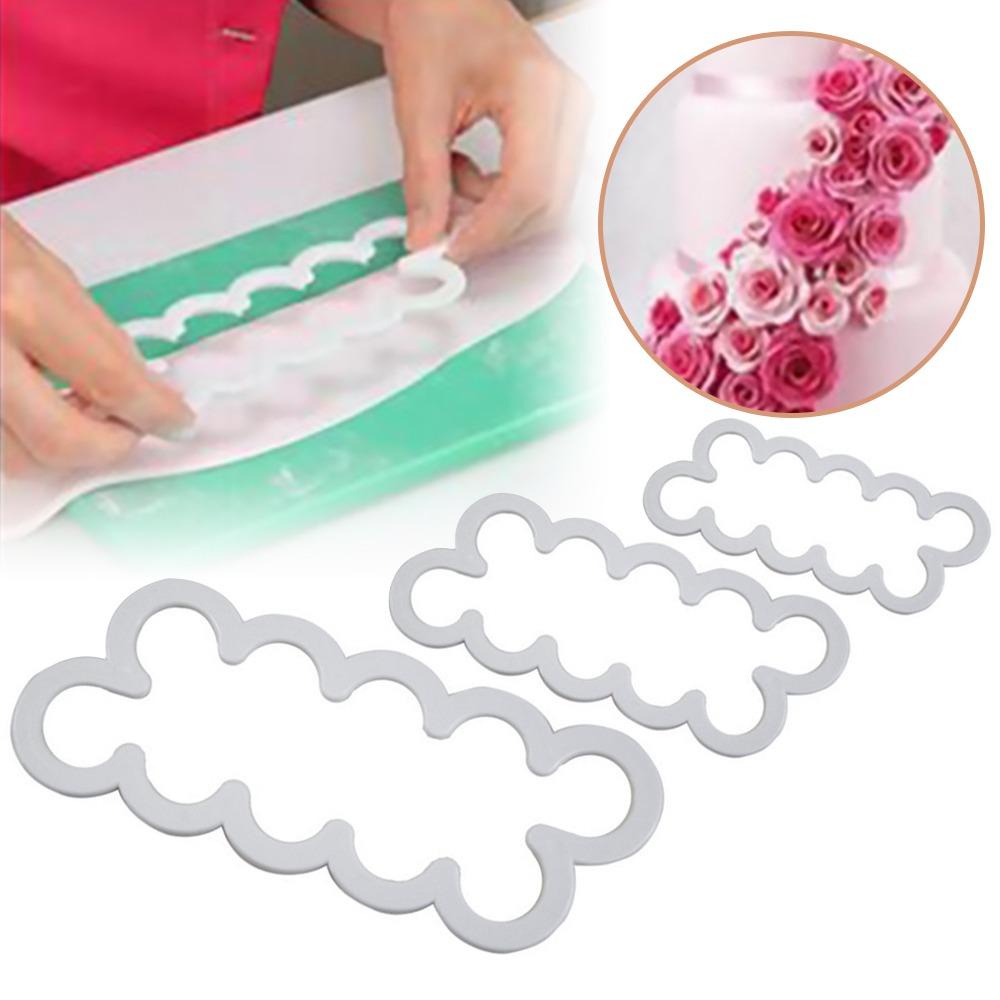 [Elegan] Cetakan Kue Portable Reusable Roses DIY Carnation Baking Tools Pemotong Berbentuk Bunga