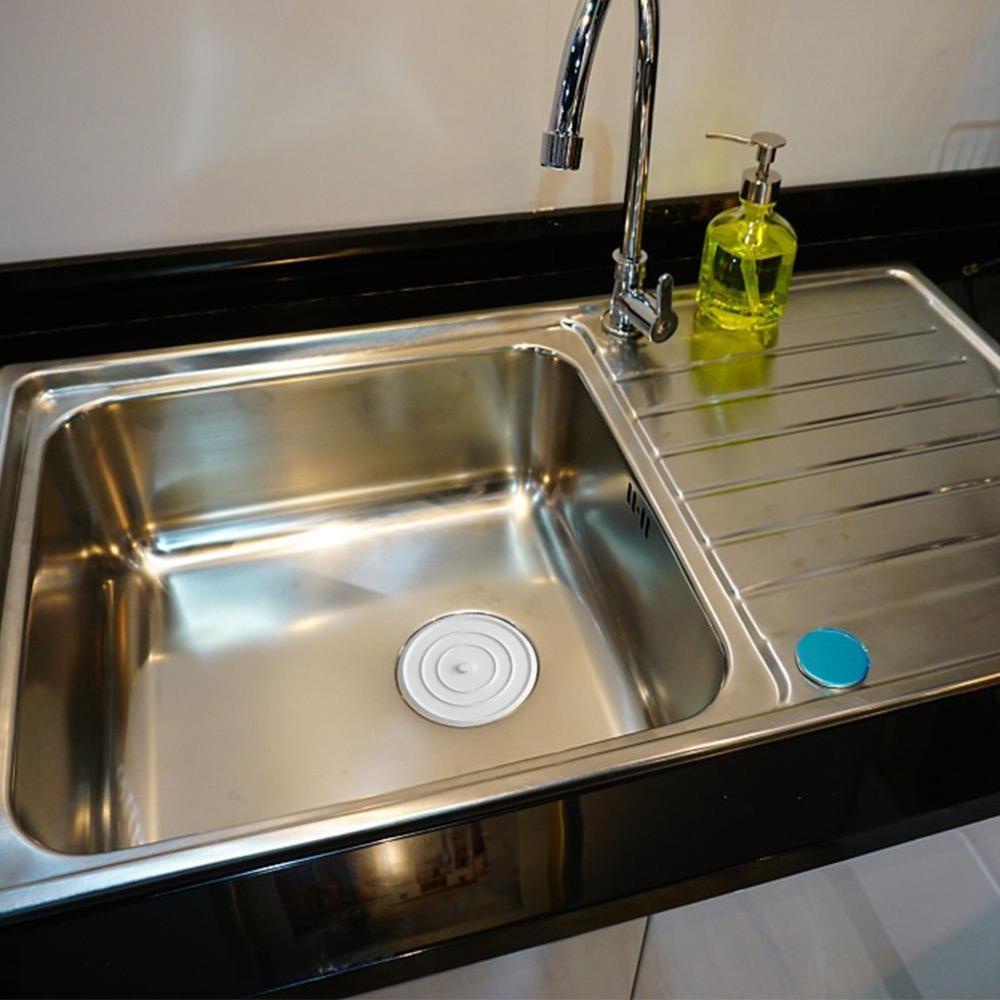 Populer 3pcs Plug Wastafel Air Tahan Lama Perlengkapan Kamar Mandi Dapur Kamar Mandi Penutup Saluran Air Anti Bocor