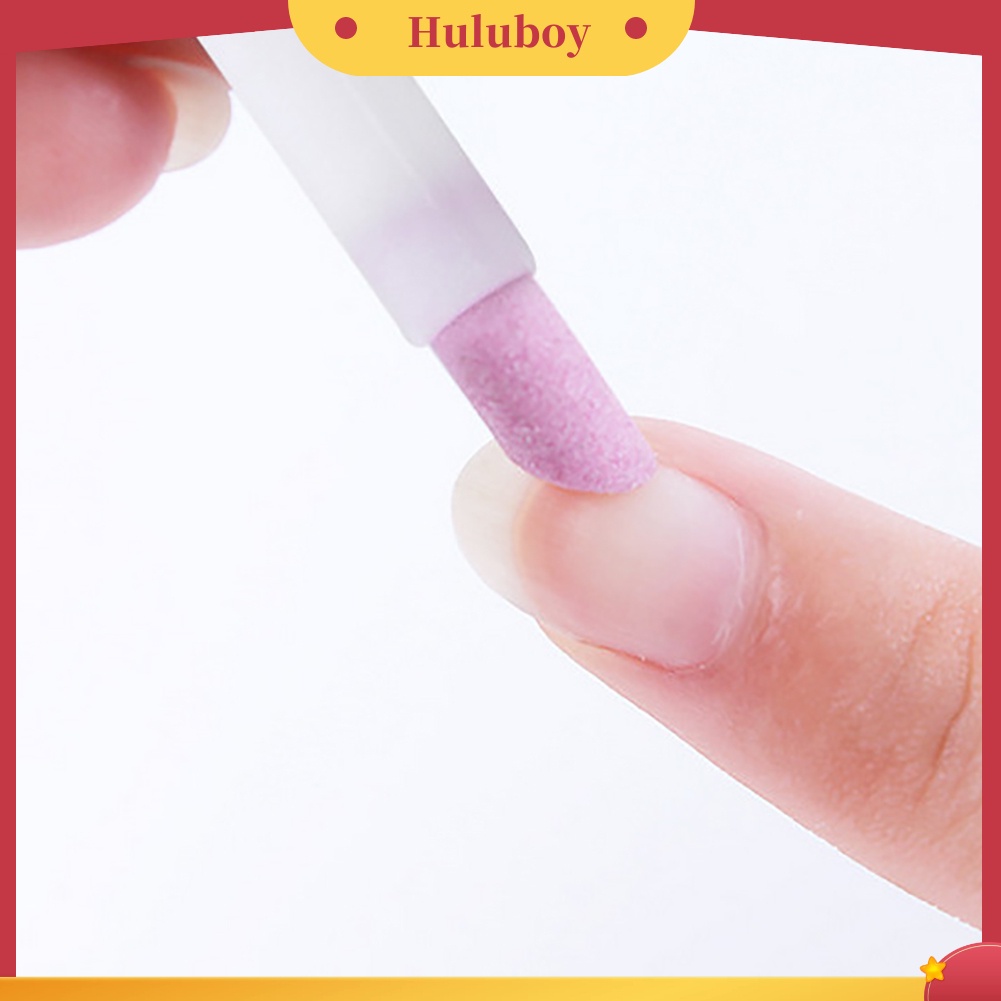 {In Stock} Nail Art Quartz Scrub Stone Cuticle Remover Pen Pusher Manicure Polish Alat