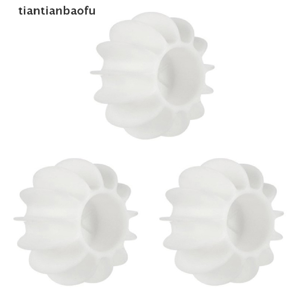 [tiantianbaofu] 1/3pcs Silikon Magic Laundry Ball Pakaian Reusable Hair Remover Tools Butik