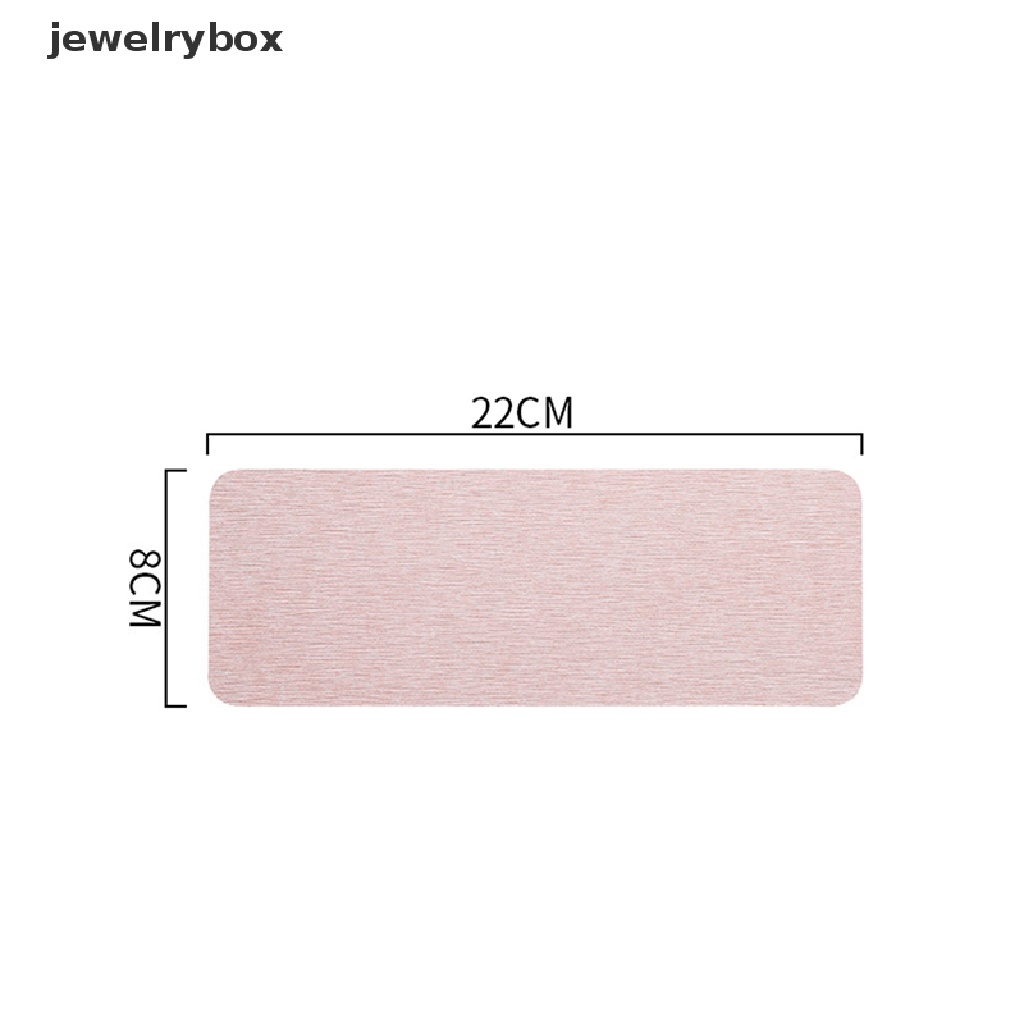 [jewelrybox] Home Diatomite Mat Alas Penyerap Air Tahan Panas Coaster Diatomaceous Earth Kitchen Sink Faucet Mat Non Slip Cepat Kering Butik