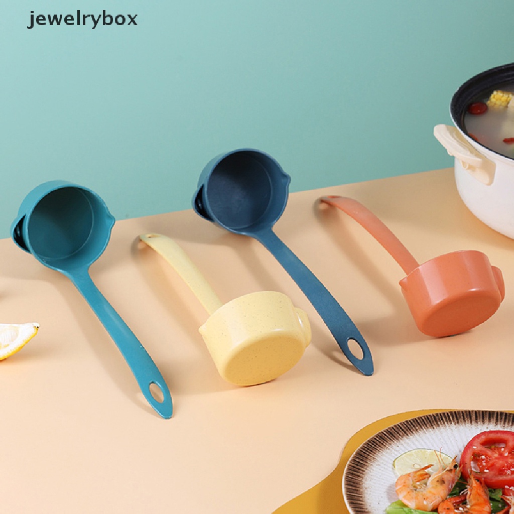 [jewelrybox] Handle Soup Spoon Sendok Pemisah Minyak Sup Colander Spoon Filter Grease Spoon Butik