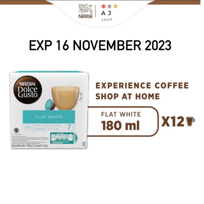 

Nescafe Dolce Gusto Flat White Capsule - Original