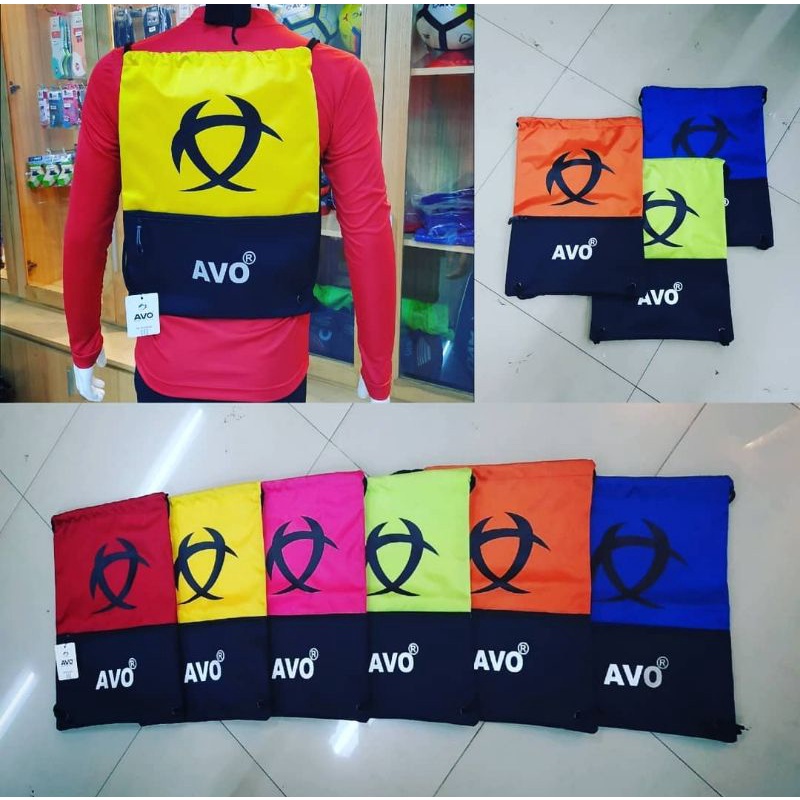 Tas Serut Olahraga Futsal Sepak Bola Gymsack String Bag Drawstringbag original Avo