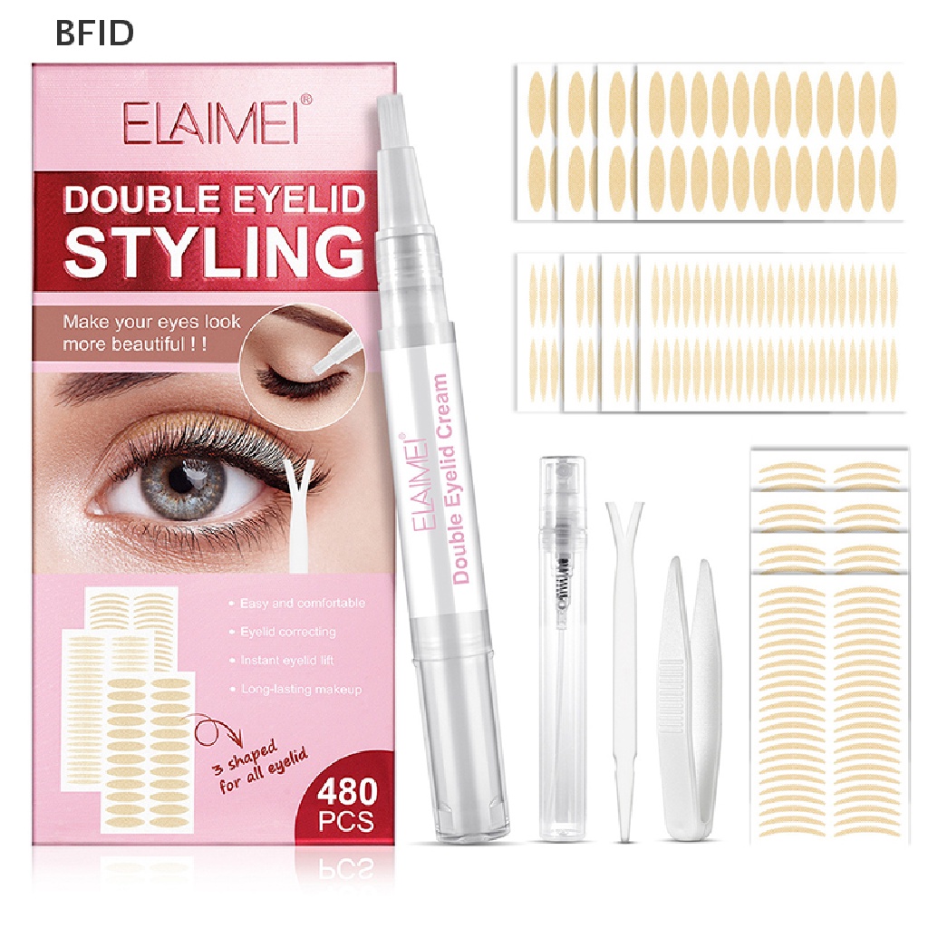 [BFID] 480pcs Invisible Double Eyelid Tape Self-Adhesive Sticky Strip Pengangkat Mata Besar [ID]