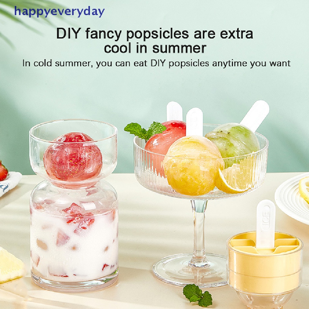 [happy] 1pc Sphere Cetakan Es Batu Slow Melg DIY Ice Ball Bulat Jelly Membuat Cetakan [ID]