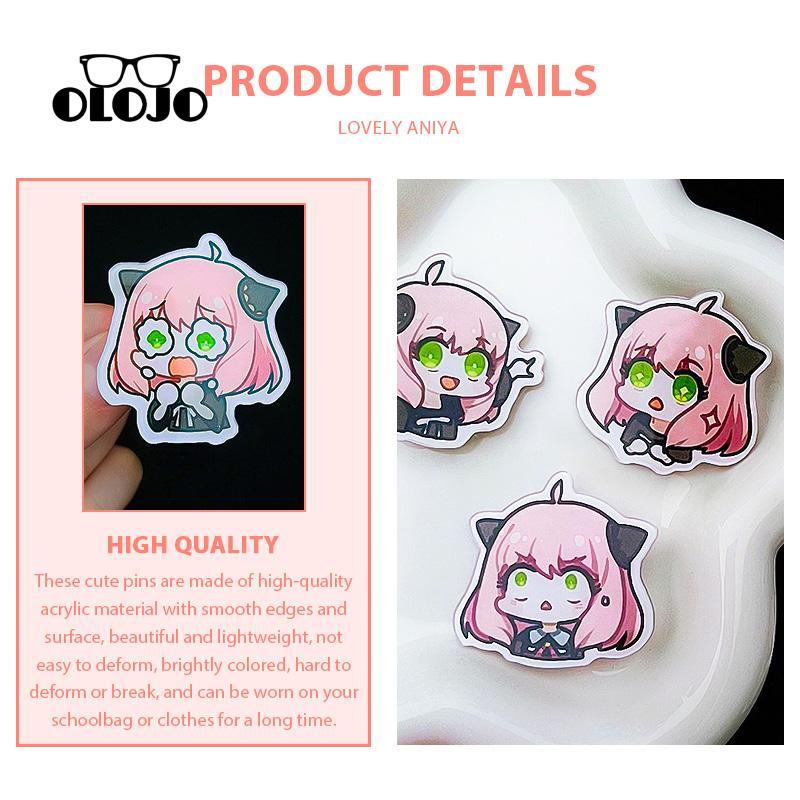 【COD】Anime Spy X Family Anya Jepit Rambut Anya Cosplay Hairclip Sweet Duckbill Clips Hiasan Kepala Wig Aksesoris Cos Props Hiasan Untuk Gadis