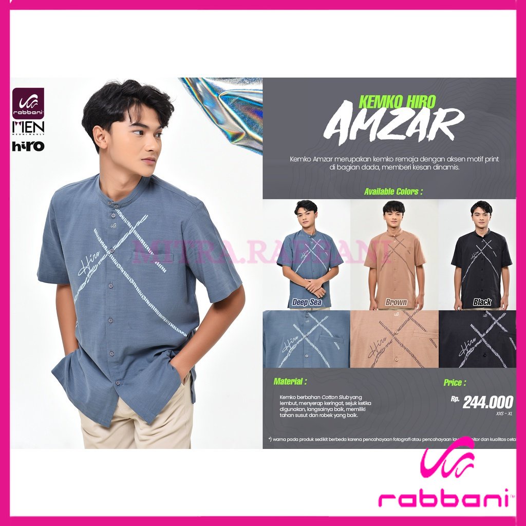 RABBANI - Kemko Hiro Amzar Rabbani | baju koko rabbani | baju koko remaja Mitra Rabbani