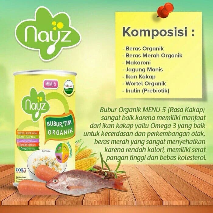 NAY'Z ORIGINAL NAYZ KALENG BUBUR BAYI BERAS ORGANIK BB Penambah Berat Badan BB booster MPASI Bayi