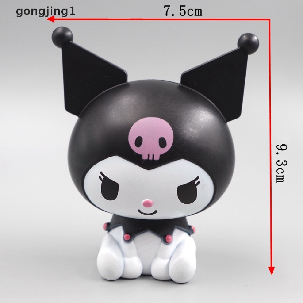 Ggg Kawaii Sanrio Anime Figure Cinnamoroll Pachacco Kuromi Boneka Hello Kitty Figure ID