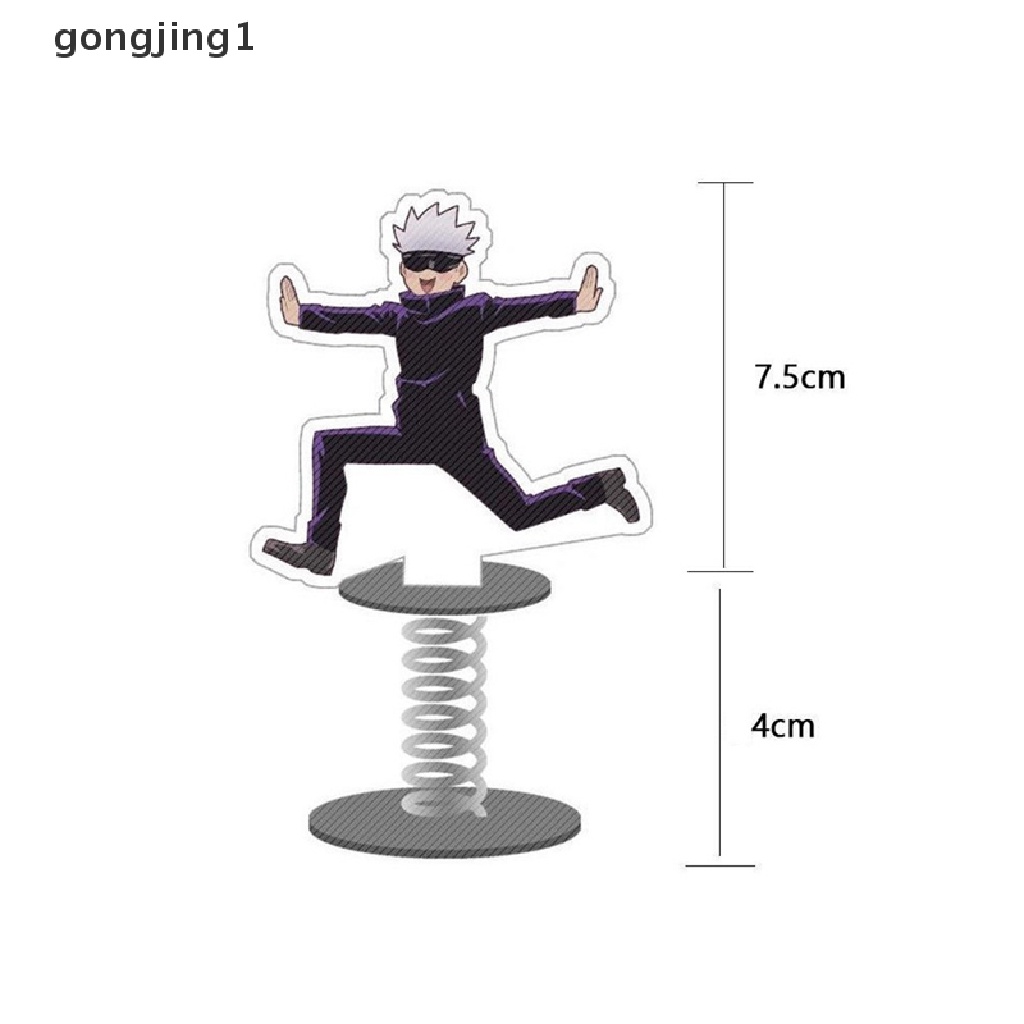 Ggg Anime Jujutsu Kaisen Gojou Shake Action Figure Model Berdiri Piring Meja Decor ID
