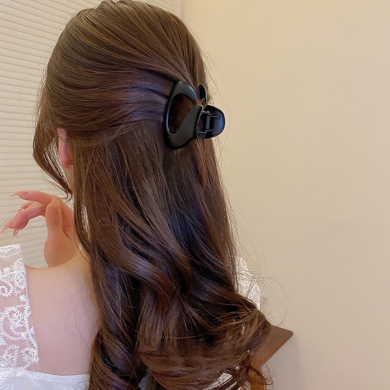 Logam Warna Tinggi Ponytail Claw Clip Nonslip Ponytail Holder Gesper Korea Elegan Mewah Klip Rambut Tidak Teratur Jepit Rambut Untuk Aksesoris Rambut Panjang Tebal