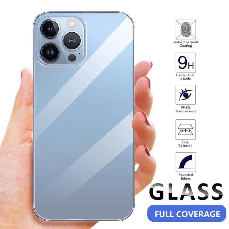 Back Glass For iPhone 14 13 12 11 Pro MAX Plus Mini Pelindung Layar Belakang Film For iPhone 14Plus 13Mini 12Mini Front Tempered Glass