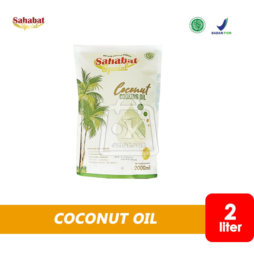 

Minyak Goreng Kelapa SAHABAT Special Coconut Cooking Oil (2 Liter)