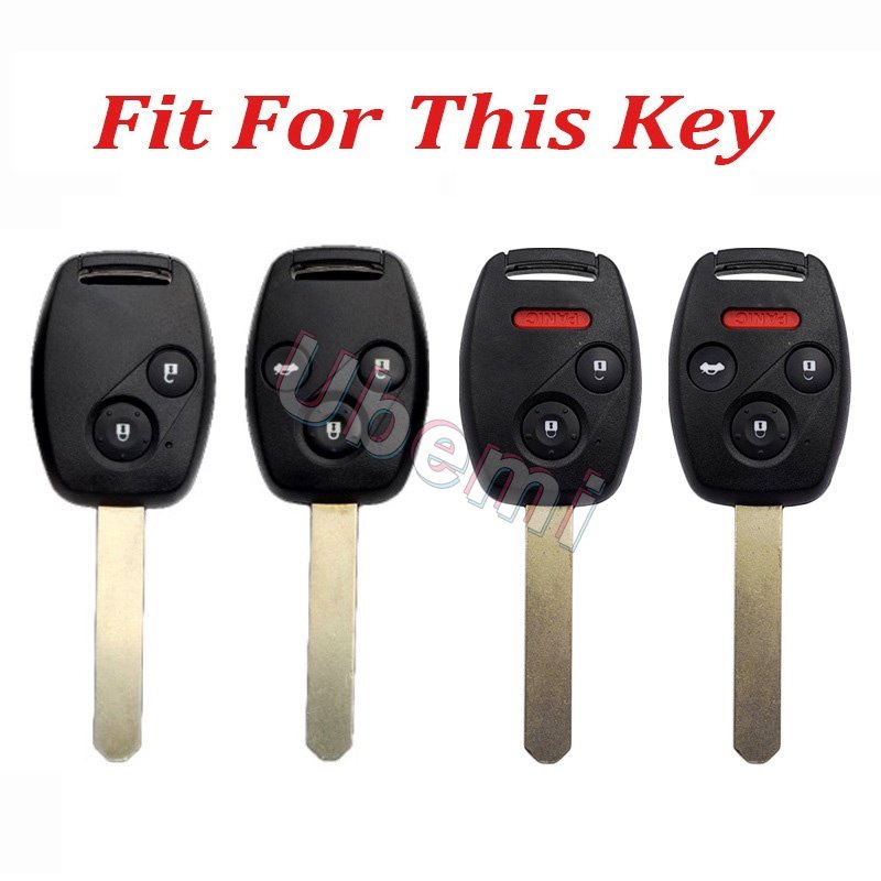 100pcs/case Kunci Silikon Untuk honda accord pilot cr-v crv styling Mobil 2tombol remote Key cover keychain