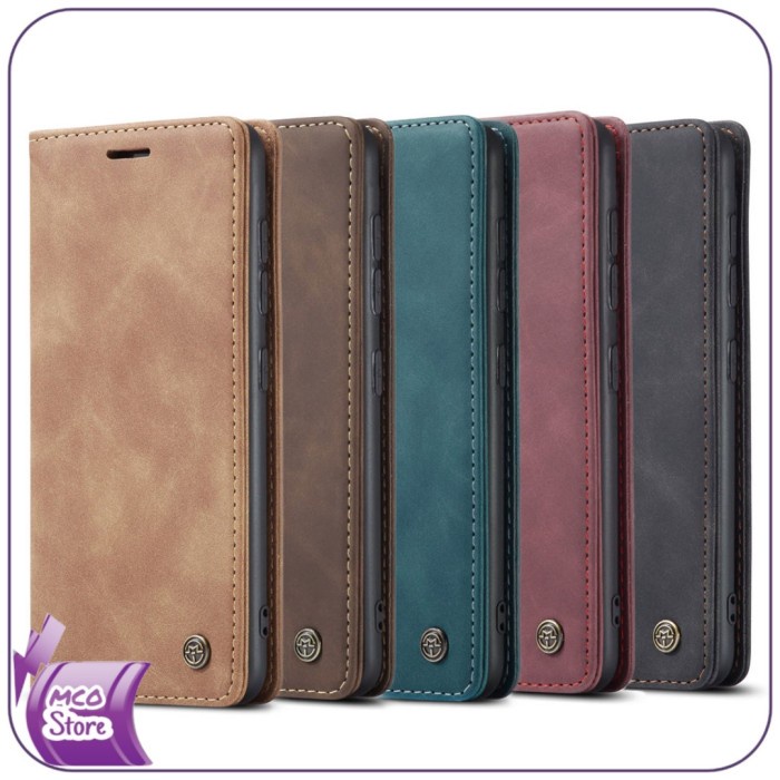 Casing Samsung M33 5G Flip Cover Card Solts Leather Case Cover M33 5G