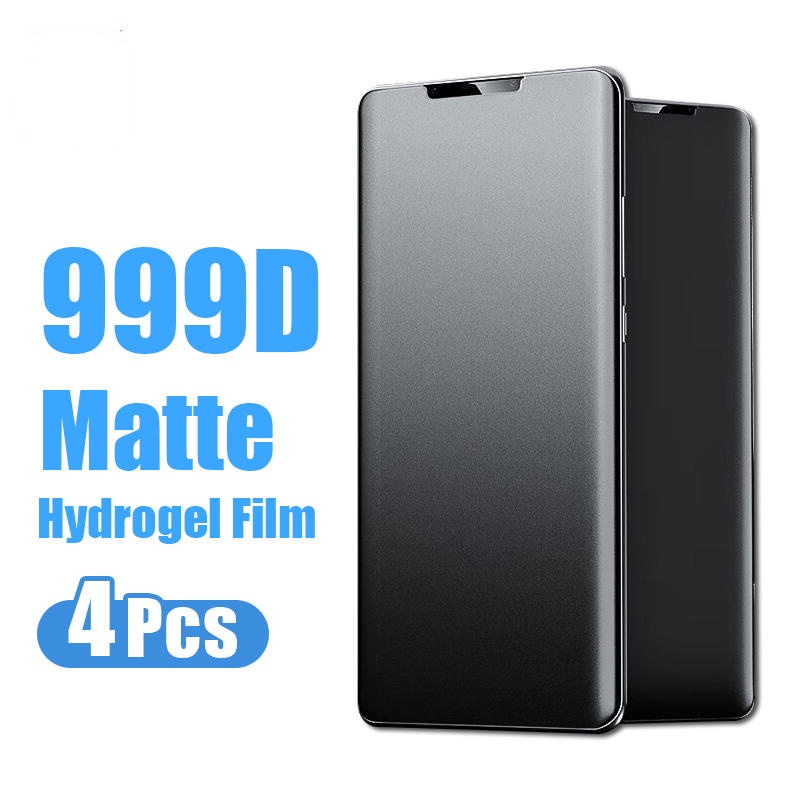 4pcs Film Hidrogel Matte Untuk Huawei P50 P40 P30 P20 Mate50 40 30 20 Pro Y9 Y9S Prime Y7P Y7A Y7 Pro Y6P Pelindung Layar Untuk Nova 10 8 8i 7i 4 4e 3i 9 7 SE Y90 Y70 Plus