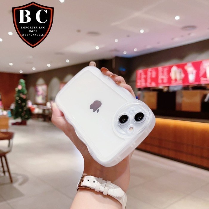 CASE GELOMBANG BULAT BENING FOR IPHONE X XS XR XS MAX 11 11 PRO 11 PRO MAX