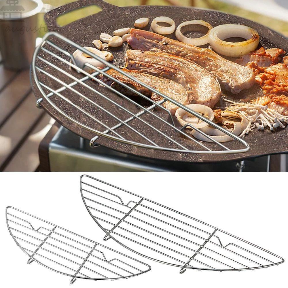 Agustina Barbekyu Grid Portable Outdoor Tools Wire Grid Stainless Steel Baking Net BBQ Parutan