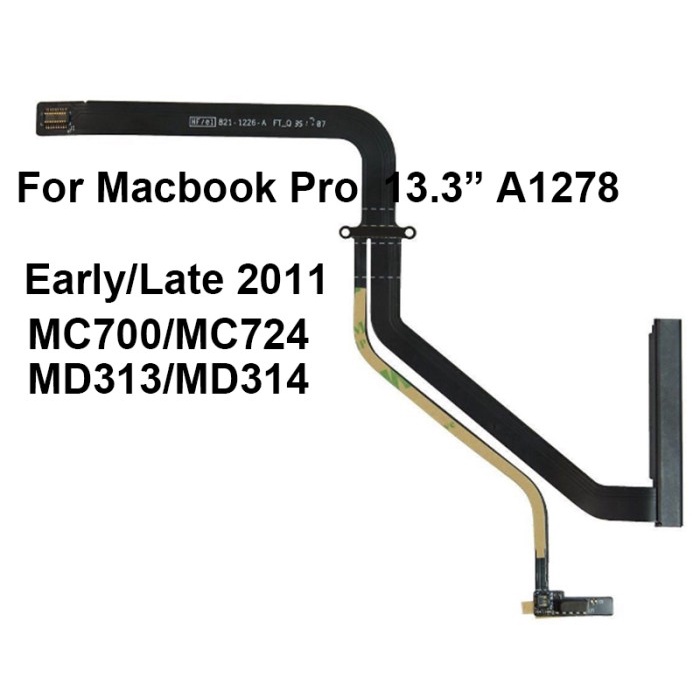 Kabel Flexibel Fleksibel HDD Macbook Pro 13.3" A1278 2011 821-1226