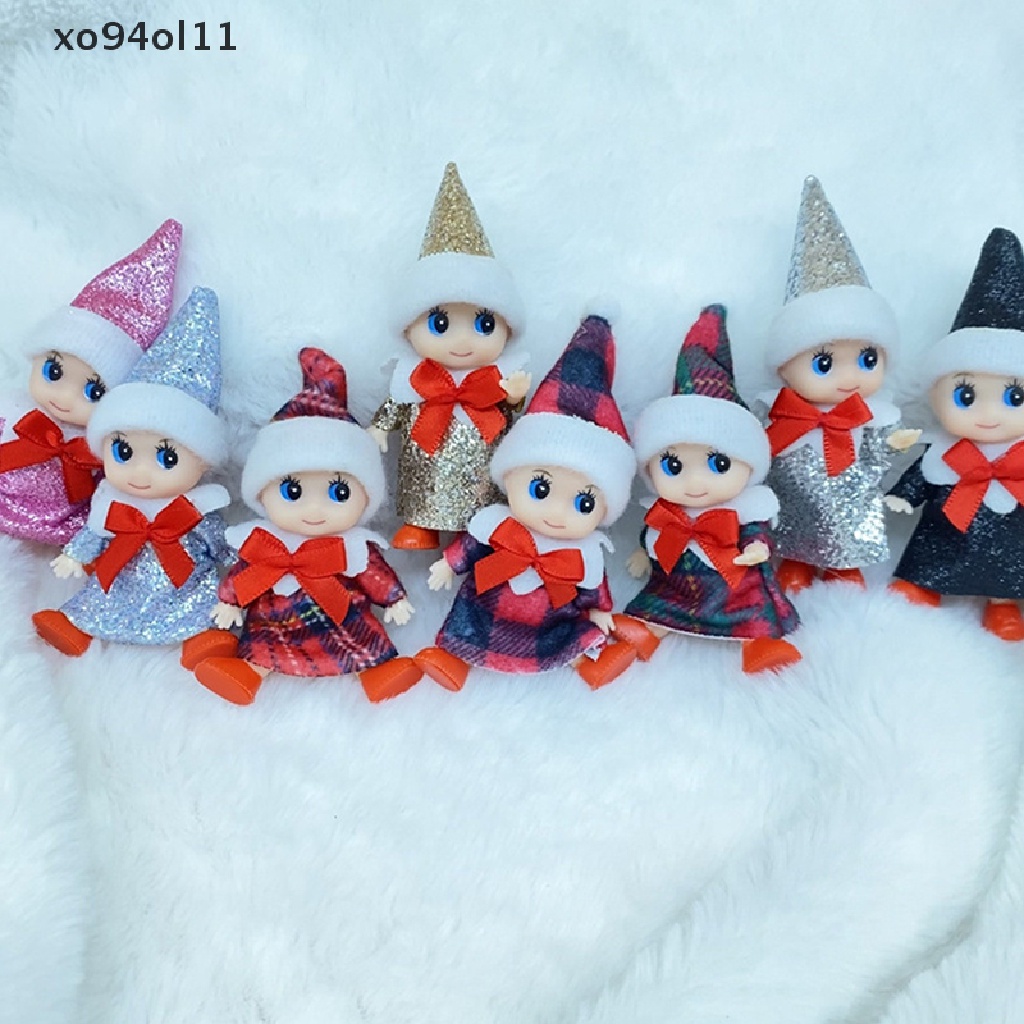 Xo Natal Balita Baby Elf Boneka Aksesoris Rumah Boneka Natal Mainan Bayi OL