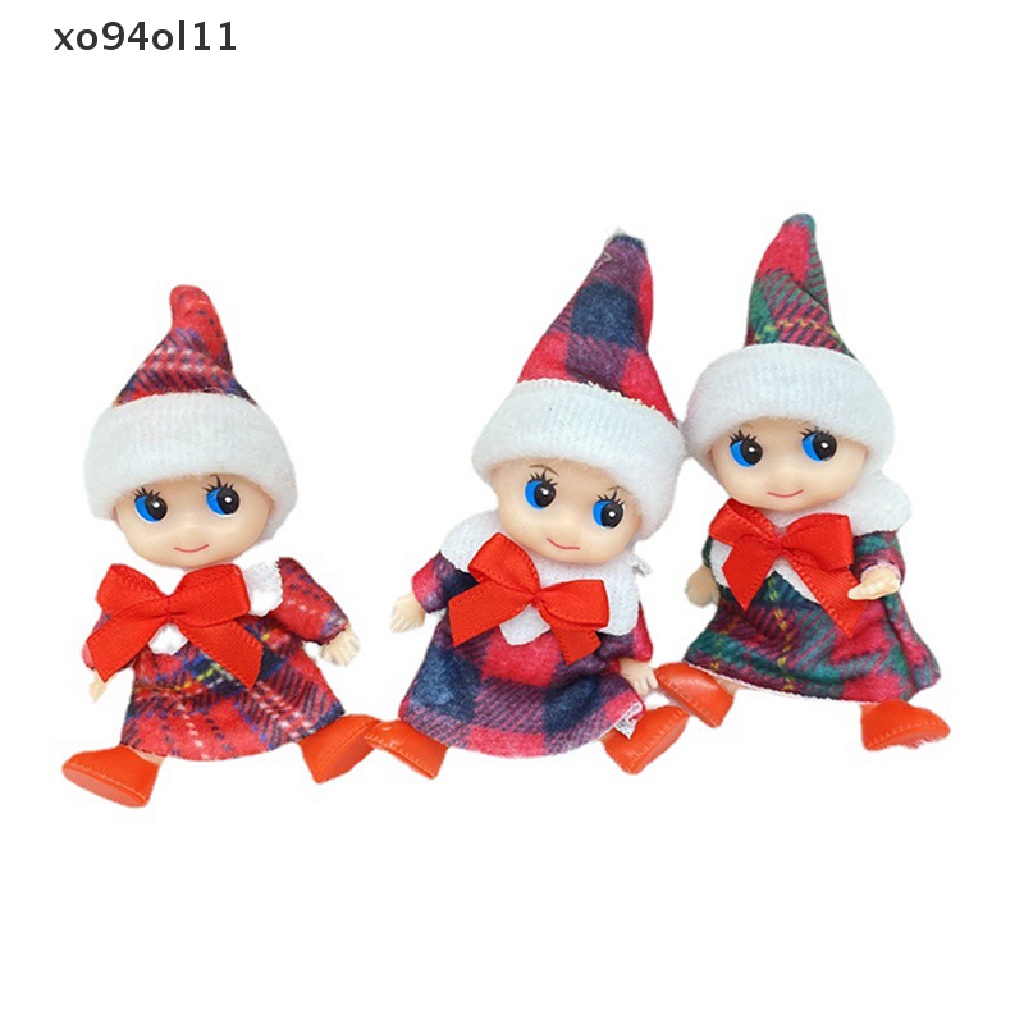 Xo Natal Balita Baby Elf Boneka Aksesoris Rumah Boneka Natal Mainan Bayi OL