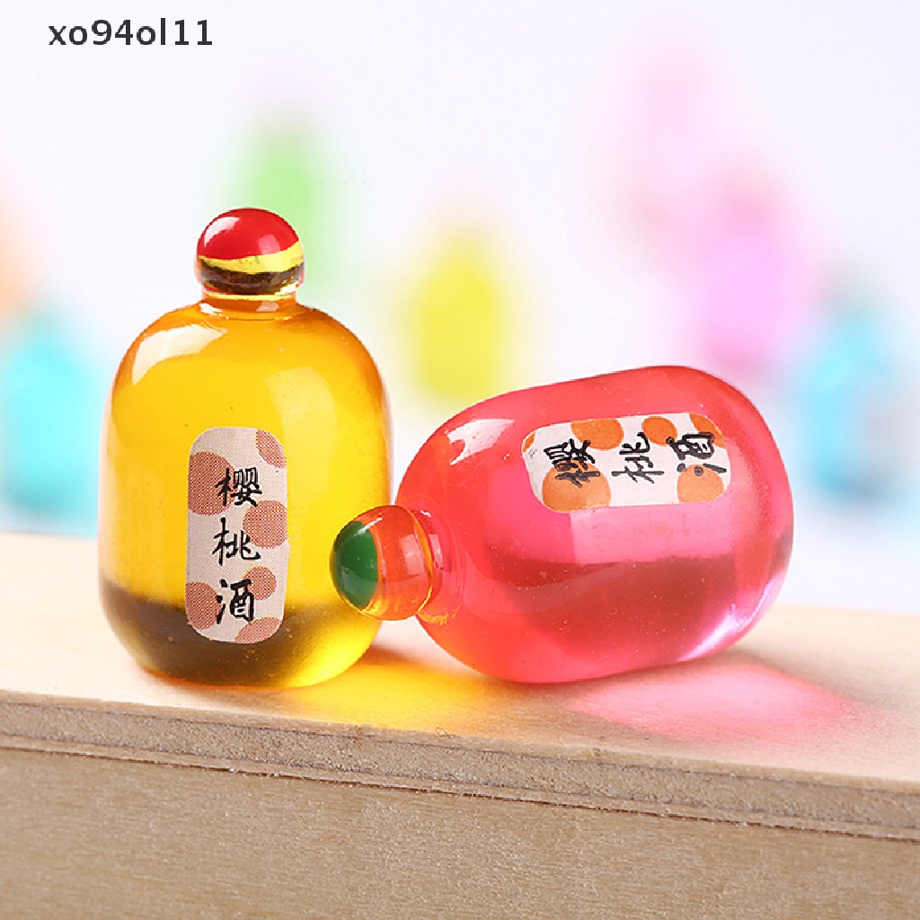 Xo Botol Minuman Rumah Boneka Kartun Botol Anggur Mainan Miniatur Model Boneka Doll OL