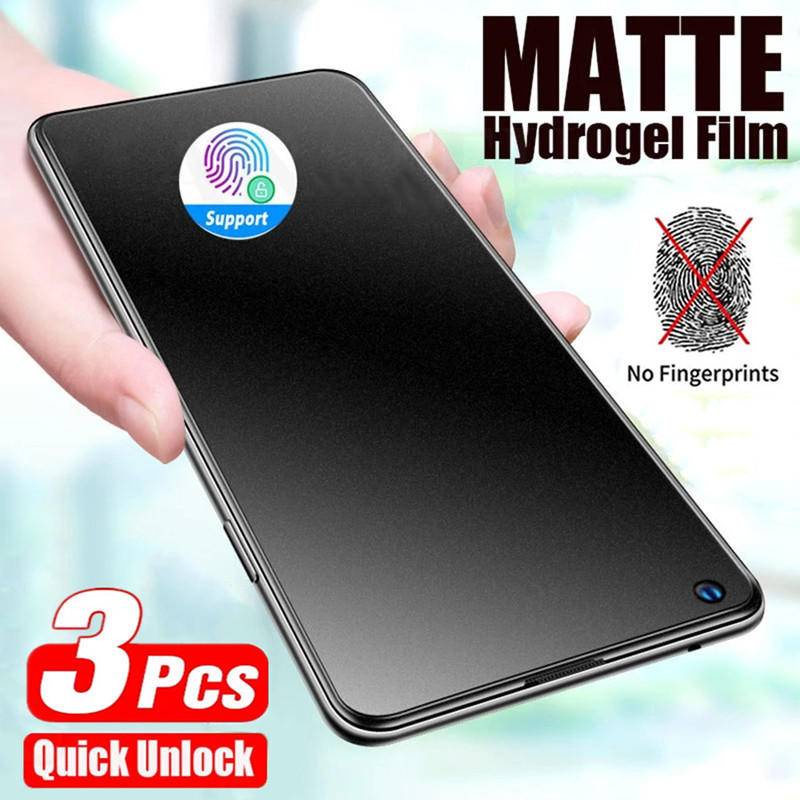 3pcs Pelindung Layar Matte Untuk ZTE Axon 11 10 Pro 40 SE Blade A72 A7S V30 V40 Pro V40s Hydrogel Film Untuk nubia Red Magic 6R Z40 Z40S Pro Z50 Voyage 40 Pro Plus