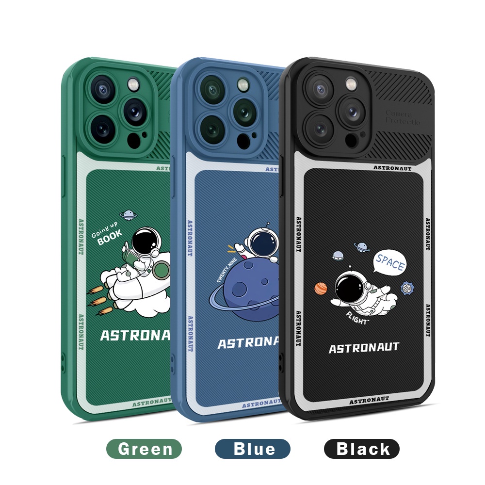 Casing Karbon Samsung A14 A13 A12 A04 A04E A04S A23 A20S A32 A50 A50S A30S A71 J7 Prime J7 PRO Astronot Air-Ship Fiber Cross Grain Phone Case Cover