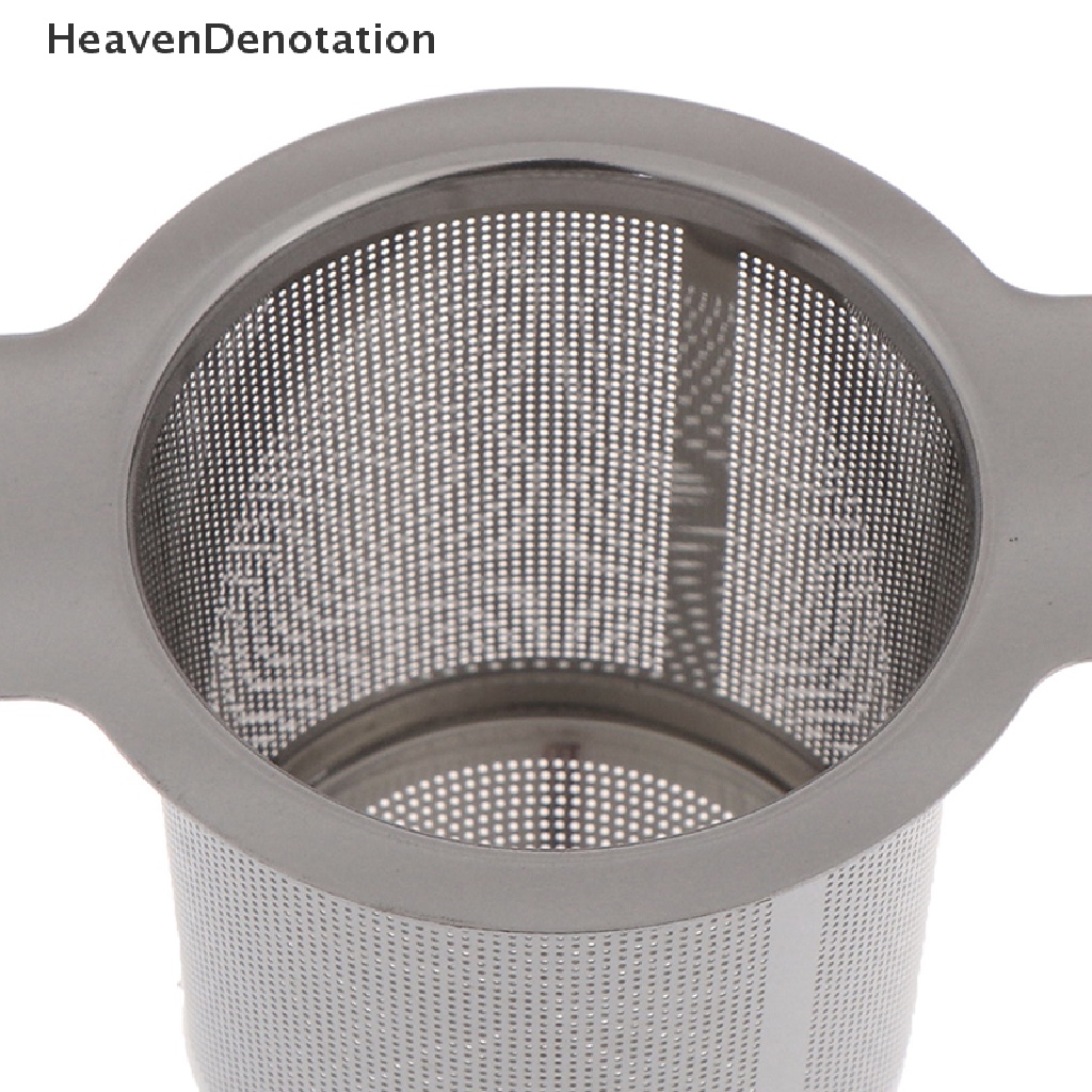 [HeavenDenotation] Stainless Steel Mesh Tea Infuser Metal Cup Strainer Penyaring Daun Longgar Tanpa Tutup  Hdv