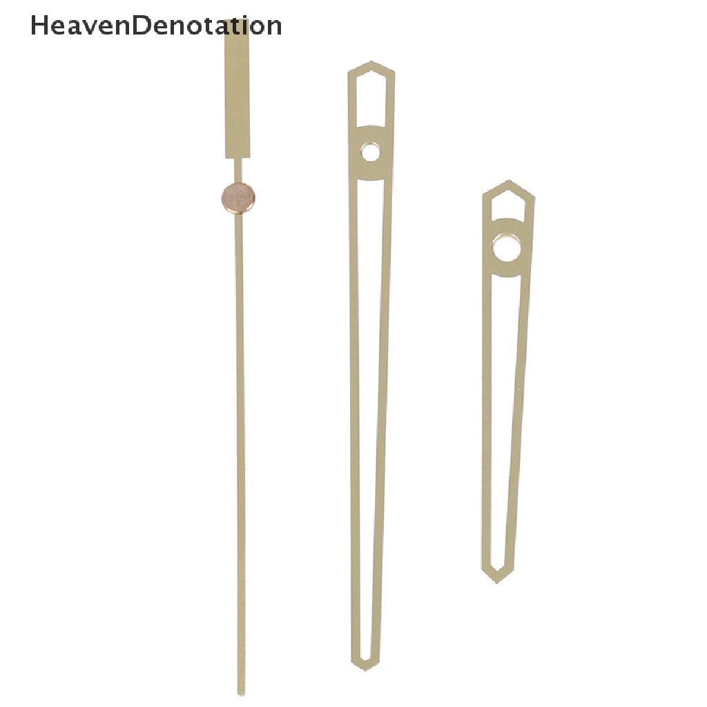 [HeavenDenotation] Jam Dinding Movement Mechanism Perbaikan DIY Part Kit Gold Shaft Panjang HDV