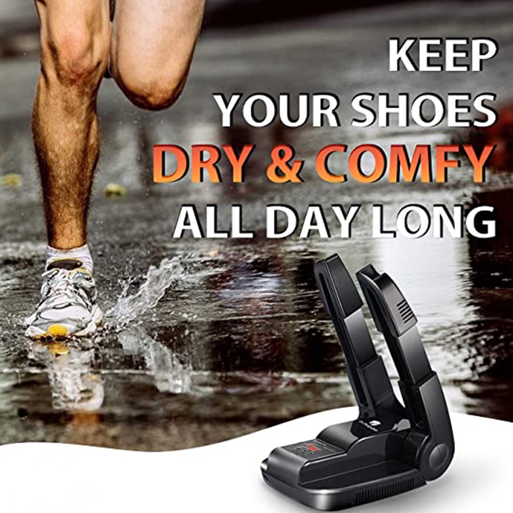 Black [READY STOCK] Pengering Sepatu Elektrik Shoes Dryer All Size Penghilang Bau Pemanas - Pengering Sepatu Elektrik Shoe Dryer 200W 220V