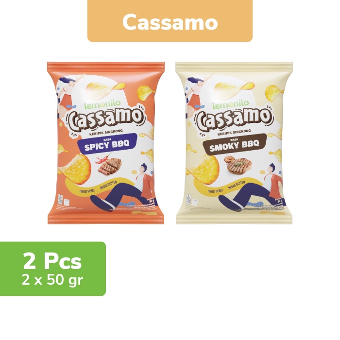 

[002] LEMONILO - CASSAMO KERIPIK SINGKONG 50G - NON MSG