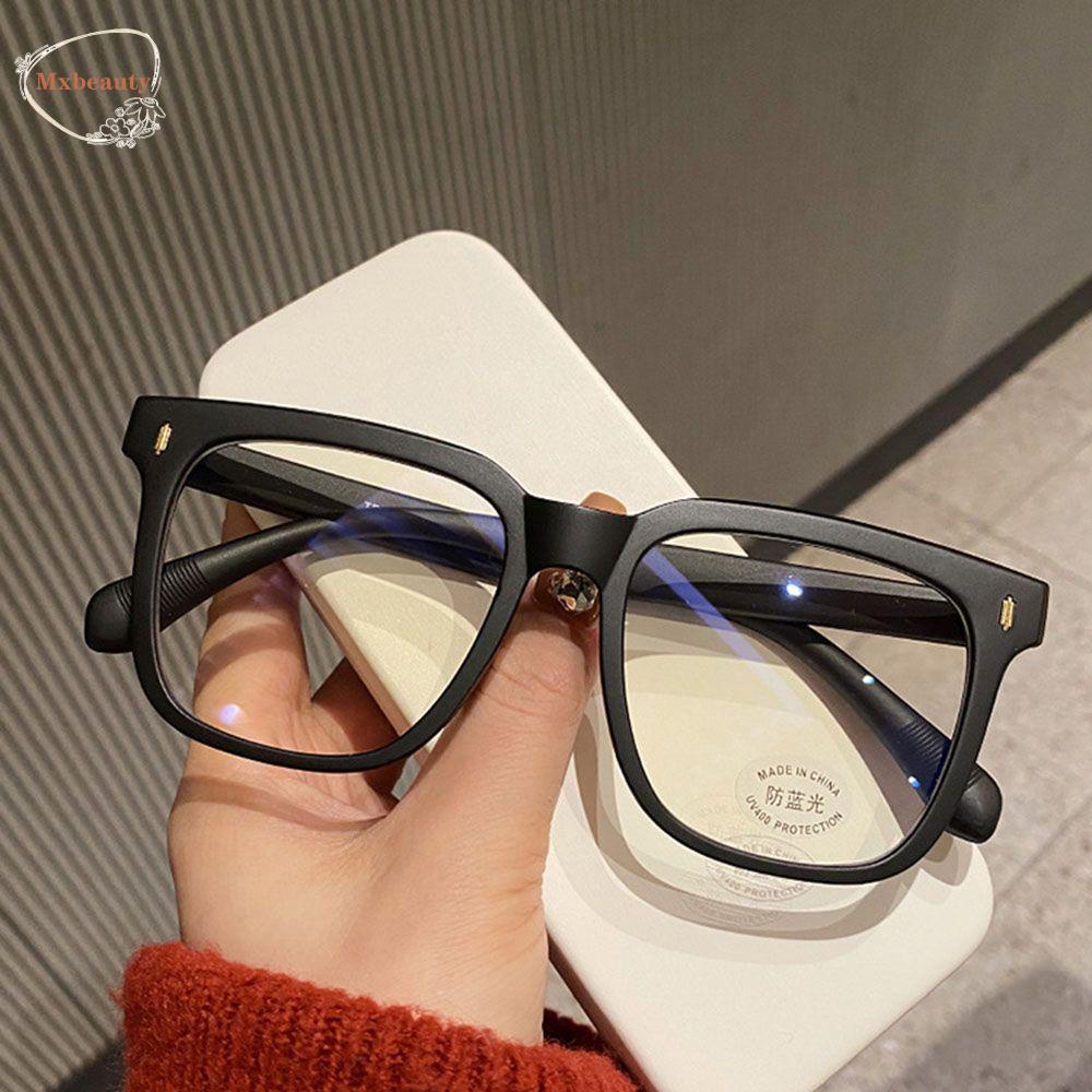 Mxbeauty Blocking Glasses Transparan Fashion Wanita Pria Padi Kuku Eyeglasses Optical Glasses