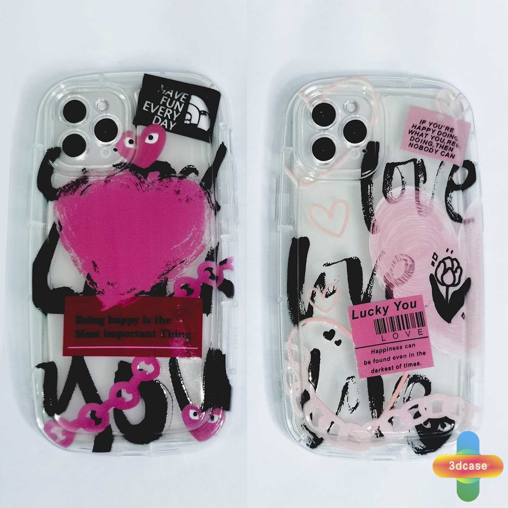 Compatible For Case IPhone 11 12 13 14 PRO MAX 6 7 6S 8 14 Plus X XR XS MAX 11 12 13 Se 2020 6SPlus 7Plus 6Plus 8Plus 14Plus XSMAX Fashion Letter Graffiti Silicone Soap Case