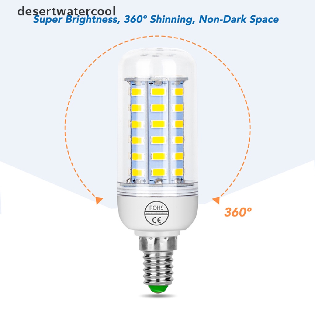 Deid E27 E14 7W 9W 12W 15W 20W 25W 5730 SMD Lampu Bohlam Jagung LED Cahaya warm white Martijn