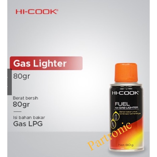 REFILL/ISI ULANG GAS HI COOK PEMANTIK PEMATIK REFILL BUTANE