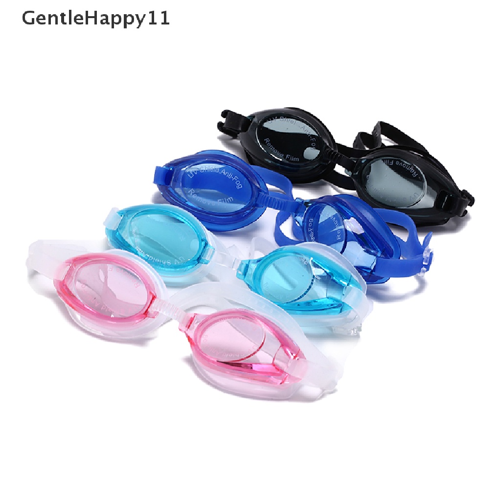 Gentlehappy 1pc Kacamata Renang Dewasa goggles underwater diving eyeglasses with earplug  Id