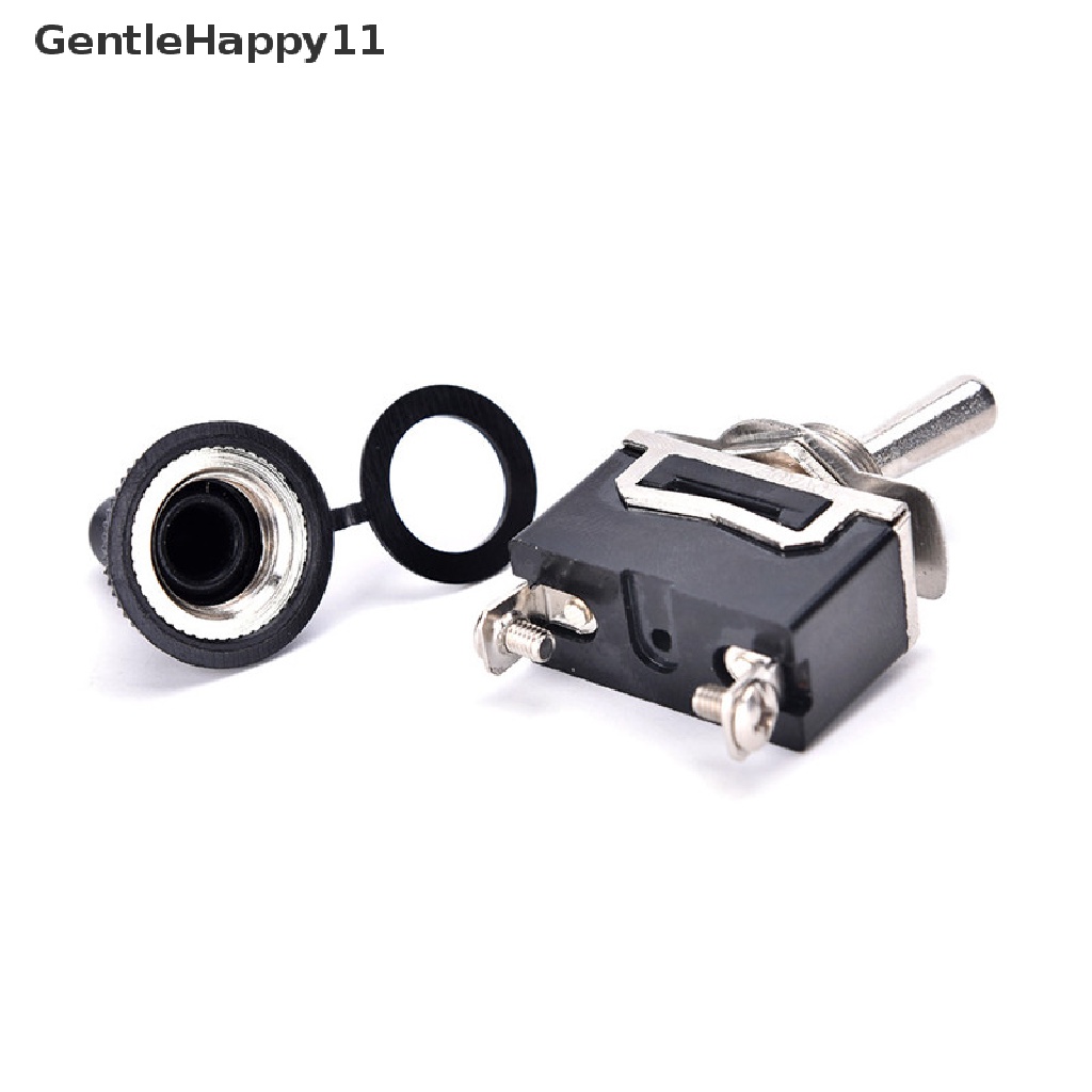 Gentlehappy SPST 2Pin Heavy Duty 20A 125V ON/OFF Rocker Toggle Switch Tahan Air Boot id