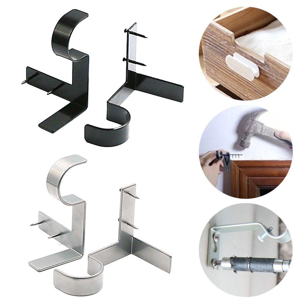 Ly Bracket Batang Gorden Penyangga Perangkat Keras Klip Kusen Jendela Kamar Mandi