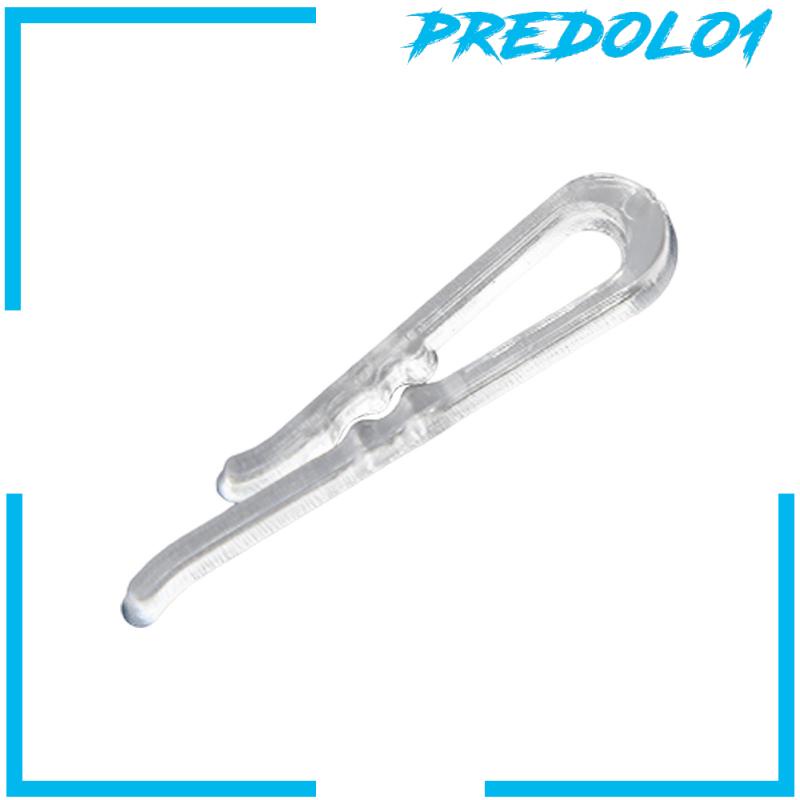 [Predolo1] 200pcs Klip Baju Kaos Kaki Rok Transparan Alligator Clip