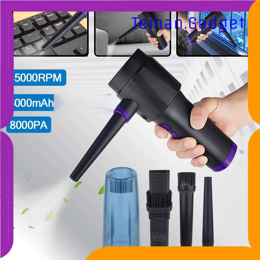 TG - OTO LETUUP Car Vacuum Cleaner 2 in 1 Air Duster Blower USB 6000mAh - WD-1918