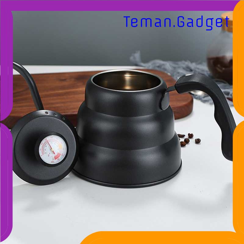 TG - DPR PERFFEE Teko Kopi Coffee Maker Pot Drip Kettle 1L with Thermometer - PRF12