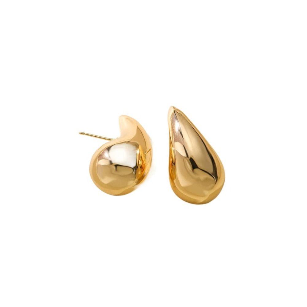 R-flower Drop Earrings Wanita Perhiasan Halus Ringan Stud Earrings