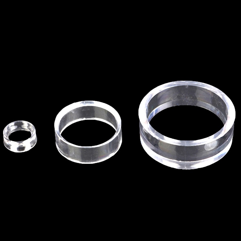 [lightoverflow2] 1set Transparan Jade Display Stand Sphere Holder Crystal Ball Base Penyangga Rak Perhiasan Gemstones Penyimpanan Organizer Rak [ID]