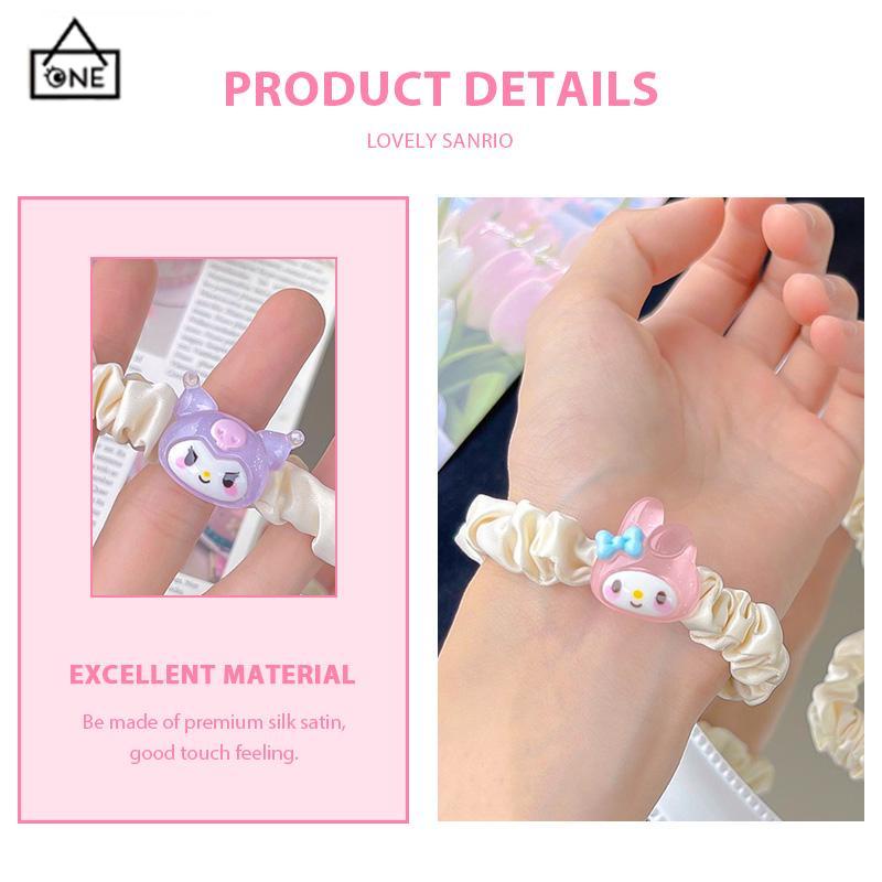 COD❤️1 Pc Kunciran Karet Gelang Sanrio Kulomi Lucu-A.one