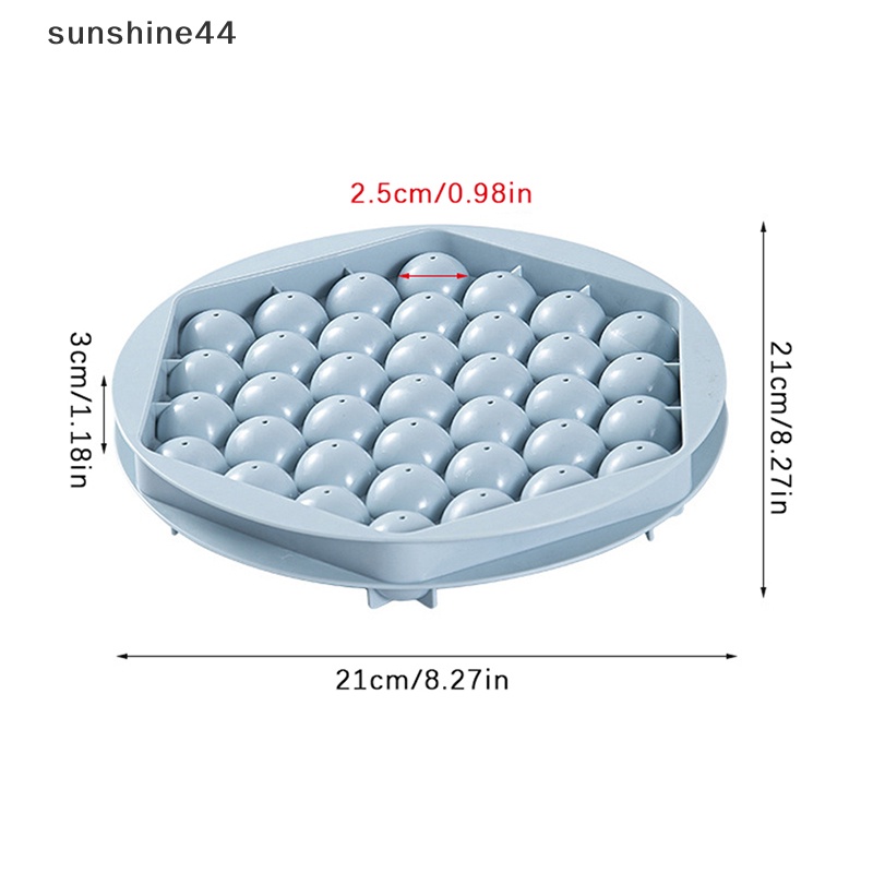 Sunshine Cetakan Es Batu Ice Hoki Es Kotak 3D Bola Bulat Cetakan Es DIY Alat Minuman Dingin ID